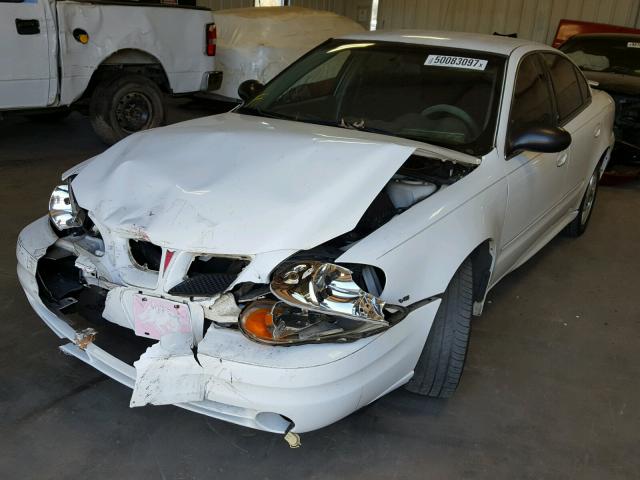 1G2NF52E24M690671 - 2004 PONTIAC GRAND AM S WHITE photo 2