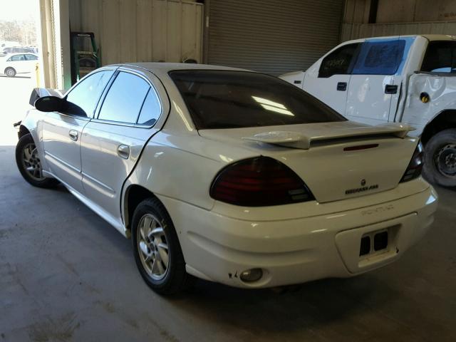 1G2NF52E24M690671 - 2004 PONTIAC GRAND AM S WHITE photo 3