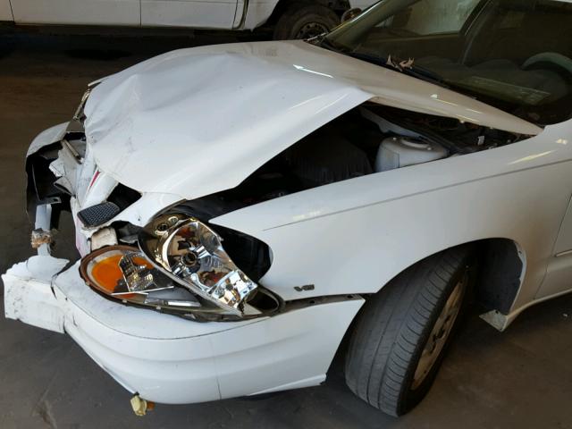 1G2NF52E24M690671 - 2004 PONTIAC GRAND AM S WHITE photo 9