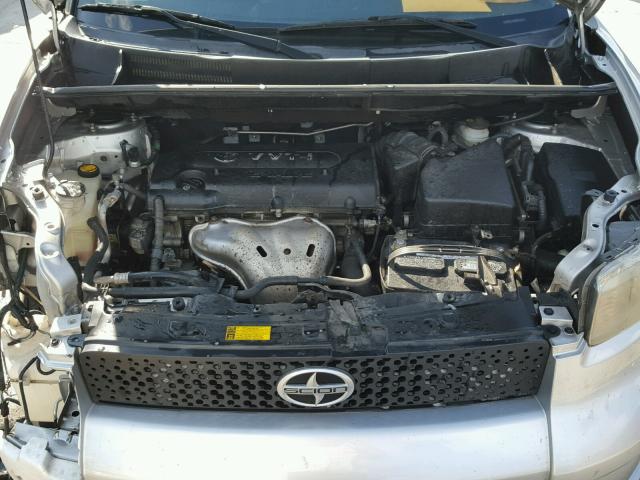 JTLKE50E191089379 - 2009 TOYOTA SCION XB GRAY photo 7