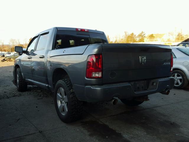 1D3HV13T39J517274 - 2009 DODGE RAM 1500 GRAY photo 3