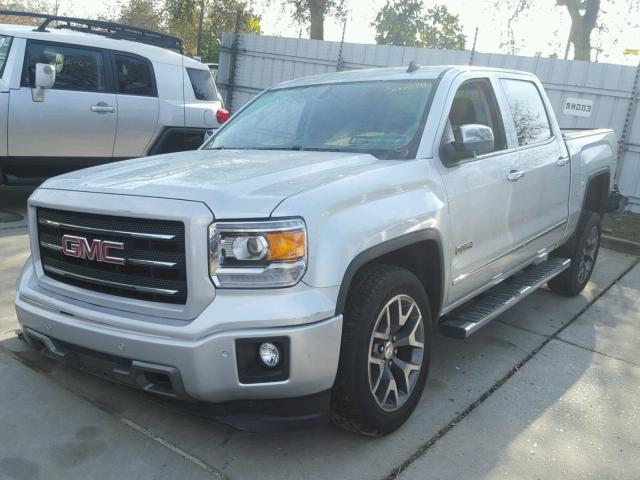 3GTU2VEJXEG524284 - 2014 GMC SIERRA K15 SILVER photo 2