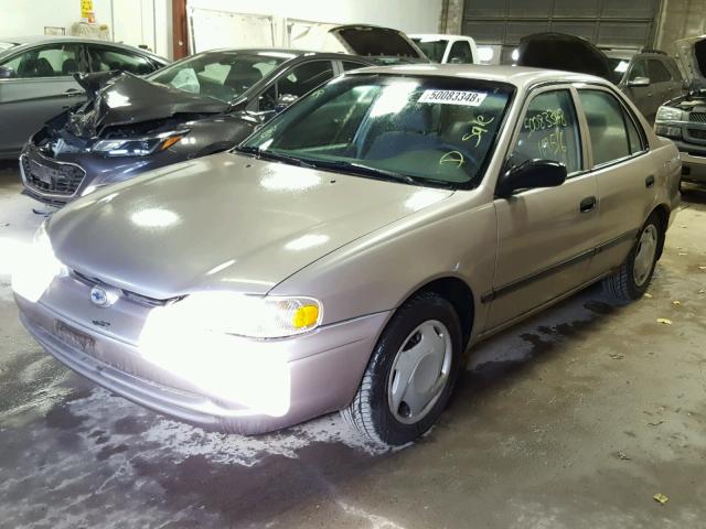 1Y1SK52811Z438263 - 2001 CHEVROLET GEO PRIZM 棕色 照片 2