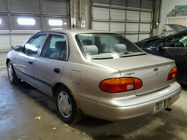 1Y1SK52811Z438263 - 2001 CHEVROLET GEO PRIZM 棕色 照片 3