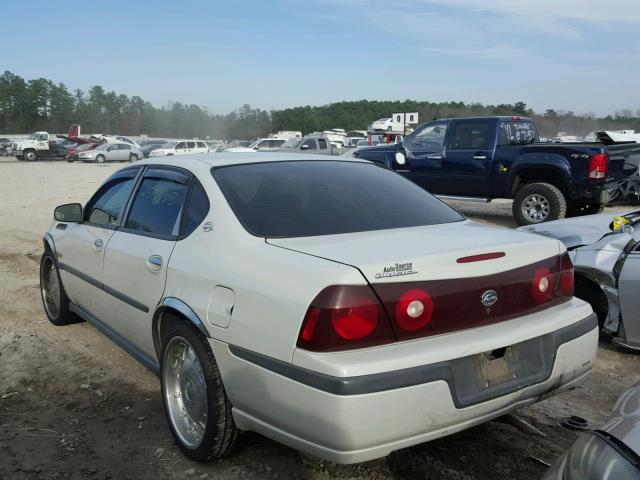 2G1WF52E839340952 - 2003 CHEVROLET IMPALA CREAM photo 3