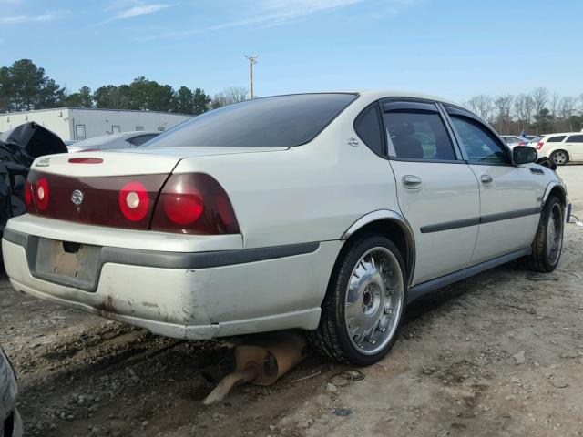 2G1WF52E839340952 - 2003 CHEVROLET IMPALA CREAM photo 4