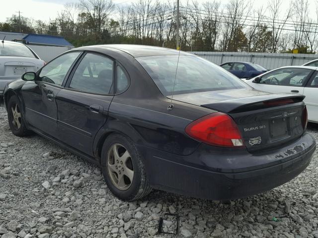 1FAFP55S33G244594 - 2003 FORD TAURUS SES BLACK photo 3