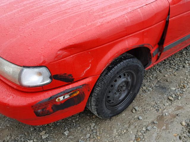 JN1EB31P5RU312210 - 1994 NISSAN SENTRA E RED photo 9