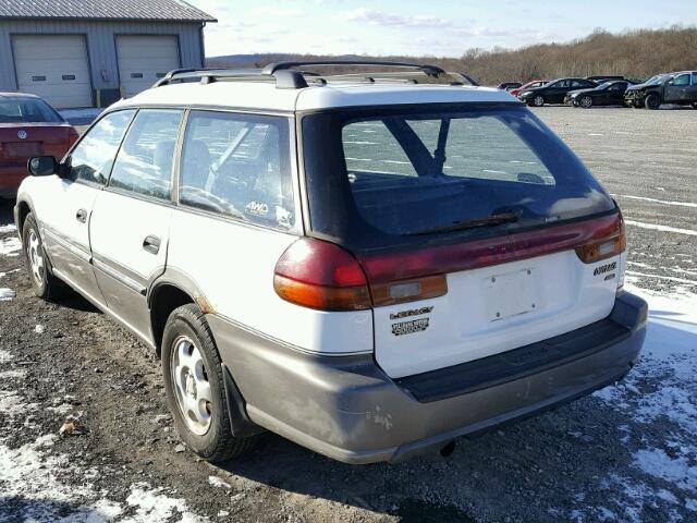 4S3BG6856T7378603 - 1996 SUBARU LEGACY OUT WHITE photo 3