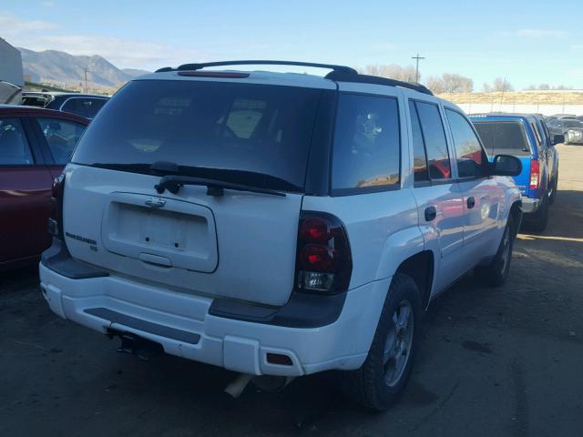 1GNDS13S982194324 - 2008 CHEVROLET TRAILBLAZE WHITE photo 4