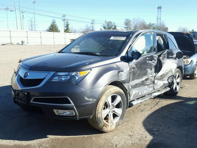 2HNYD2H26CH531061 - 2012 ACURA MDX BLACK photo 2