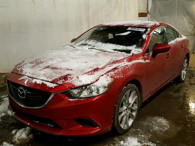 JM1GJ1V59G1475429 - 2016 MAZDA 6 TOURING RED photo 2