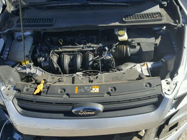 1FMCU0F79DUB60927 - 2013 FORD ESCAPE S SILVER photo 7