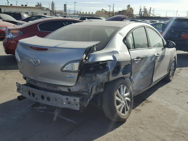 JM1BL1V87C1680191 - 2012 MAZDA 3 I GRAY photo 4