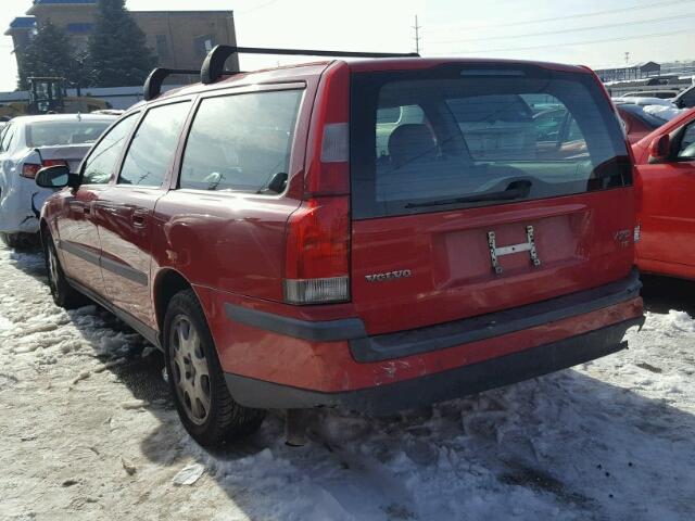 YV1SW53D712116623 - 2001 VOLVO V70 T5 TUR RED photo 3