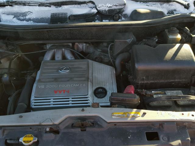 JT6HF10U0Y0154558 - 2000 LEXUS RX 300 SILVER photo 7