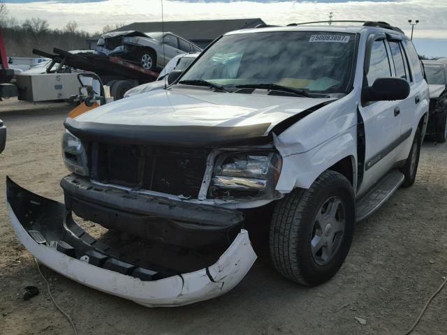 1GNDS13SX32270741 - 2003 CHEVROLET TRAILBLAZE WHITE photo 2