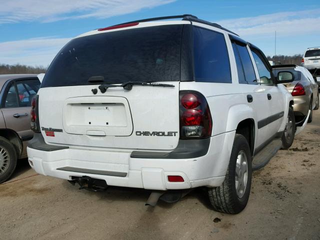 1GNDS13SX32270741 - 2003 CHEVROLET TRAILBLAZE WHITE photo 4