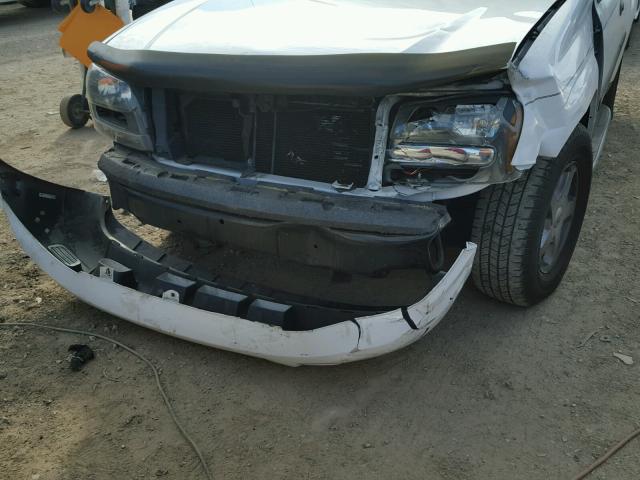 1GNDS13SX32270741 - 2003 CHEVROLET TRAILBLAZE WHITE photo 9