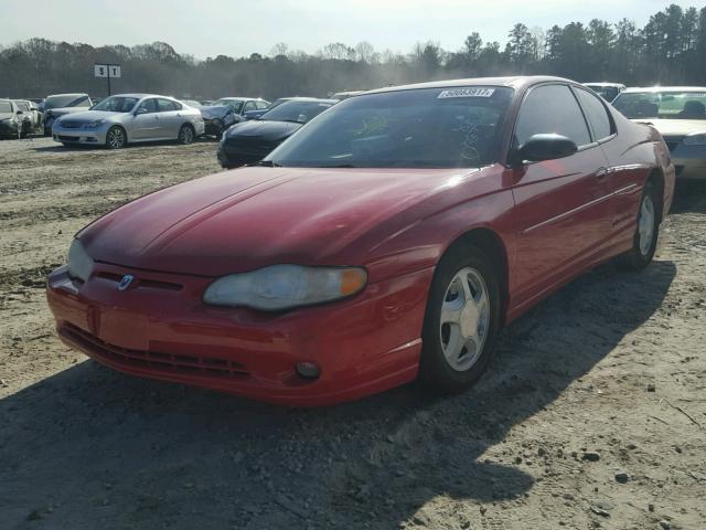 2G1WX12K039304667 - 2003 CHEVROLET MONTE CARL RED photo 2