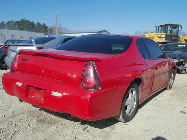 2G1WX12K039304667 - 2003 CHEVROLET MONTE CARL RED photo 4