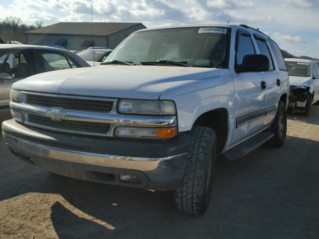 1GNEK13Z54R192010 - 2004 CHEVROLET TAHOE K150 WHITE photo 2