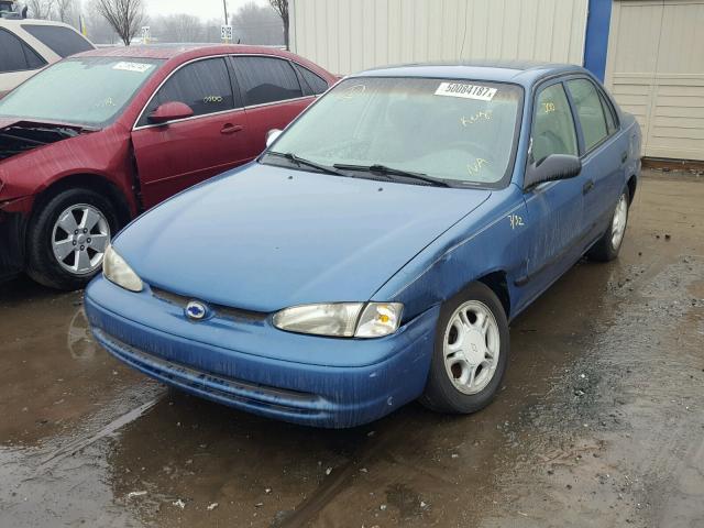 1Y1SK5484XZ409815 - 1999 CHEVROLET GEO PRIZM 蓝色 照片 2