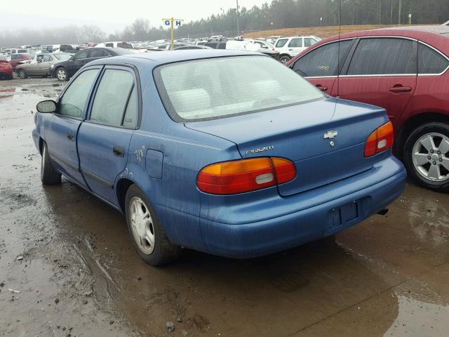 1Y1SK5484XZ409815 - 1999 CHEVROLET GEO PRIZM 蓝色 照片 3