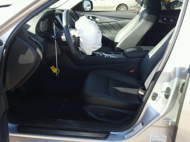 JN1CV7AP2HM641094 - 2017 INFINITI Q50 BASE Plata foto 5