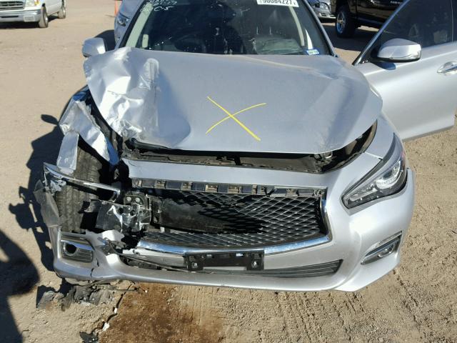 JN1CV7AP2HM641094 - 2017 INFINITI Q50 BASE SILVER photo 7