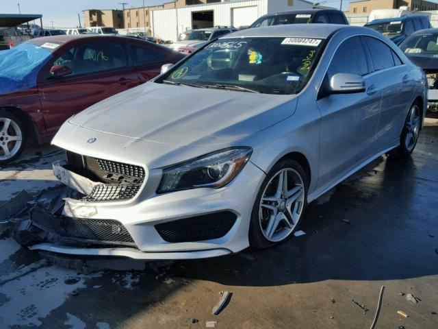 WDDSJ4EB6EN081500 - 2014 MERCEDES-BENZ CLA 250 SILVER photo 2