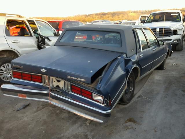 1G1BU51E6KA138054 - 1989 CHEVROLET CAPRICE CL 蓝色 照片 4