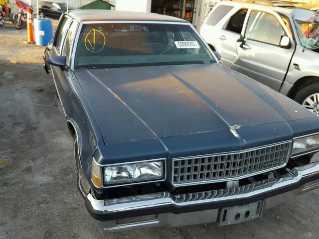 1G1BU51E6KA138054 - 1989 CHEVROLET CAPRICE CL BLUE photo 9