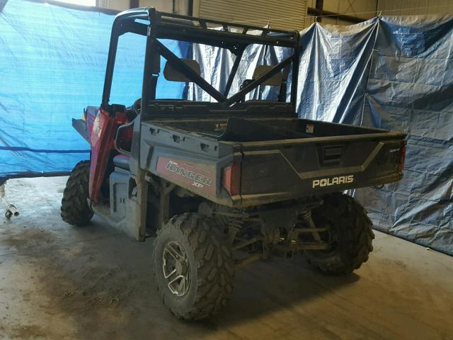 4XARTE87XFB317513 - 2015 POLARIS RANGER XP RED photo 3