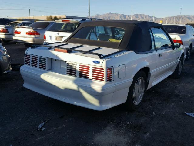 1FACP45E1NF174884 - 1992 FORD MUSTANG GT WHITE photo 4