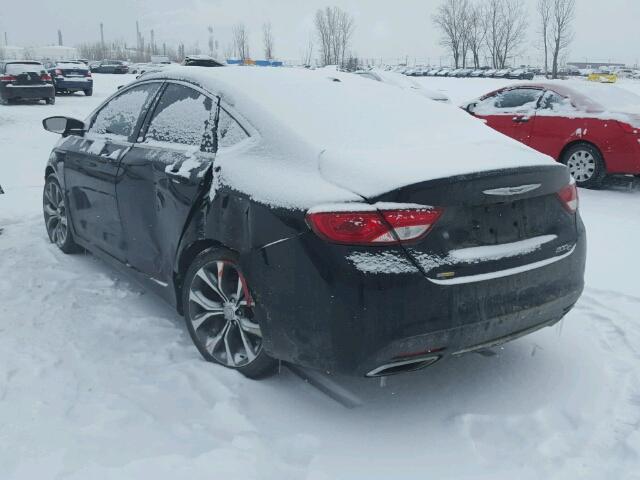 1C3CCCCG7GN185342 - 2016 CHRYSLER 200 C BLACK photo 3