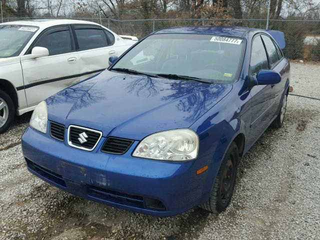 KL5JD56Z15K072175 - 2005 SUZUKI FORENZA S BLUE photo 2