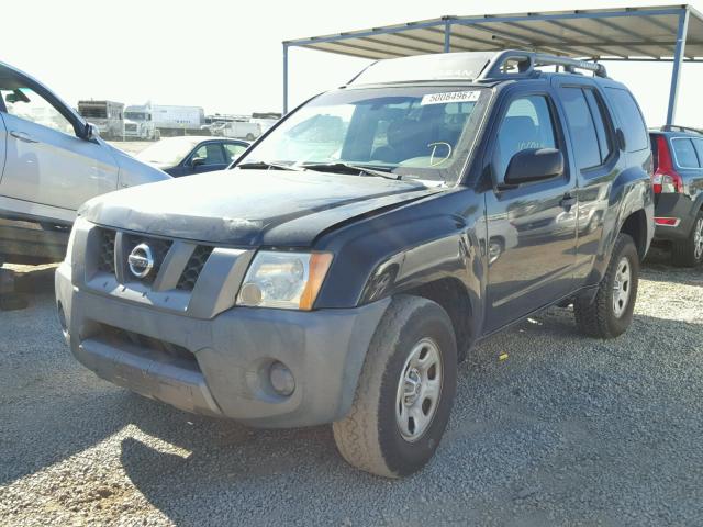 5N1AN08UX8C529037 - 2008 NISSAN XTERRA OFF BLACK photo 2