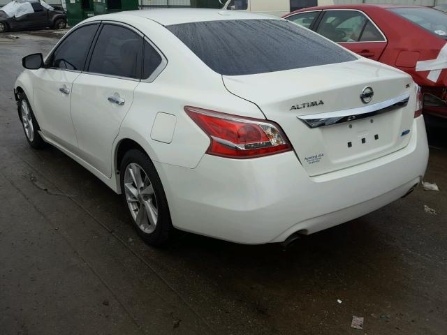 1N4AL3AP3DC131653 - 2013 NISSAN ALTIMA 2.5 WHITE photo 3