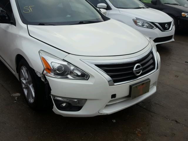 1N4AL3AP3DC131653 - 2013 NISSAN ALTIMA 2.5 WHITE photo 9