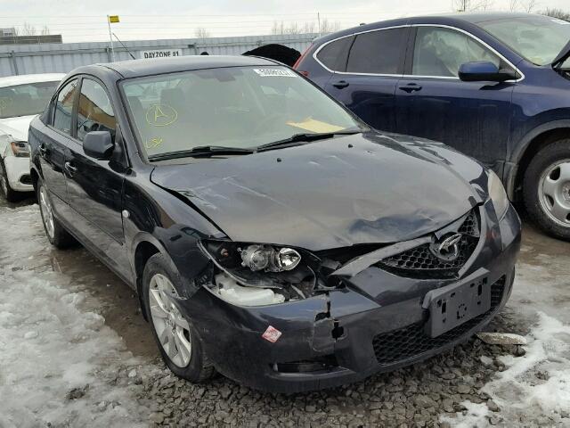 JM1BK32F781166379 - 2008 MAZDA 3 I BLACK photo 1