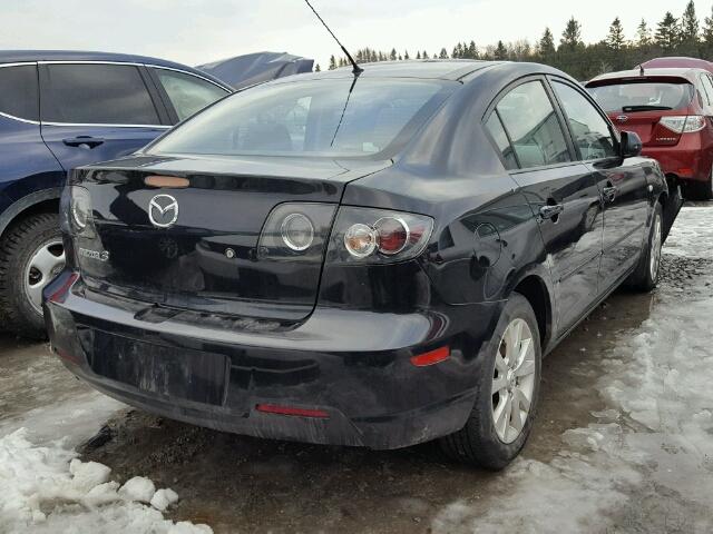 JM1BK32F781166379 - 2008 MAZDA 3 I BLACK photo 4