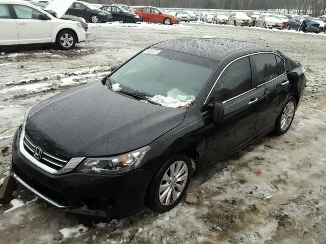 1HGCR2F70DA162909 - 2013 HONDA ACCORD EX BLACK photo 2