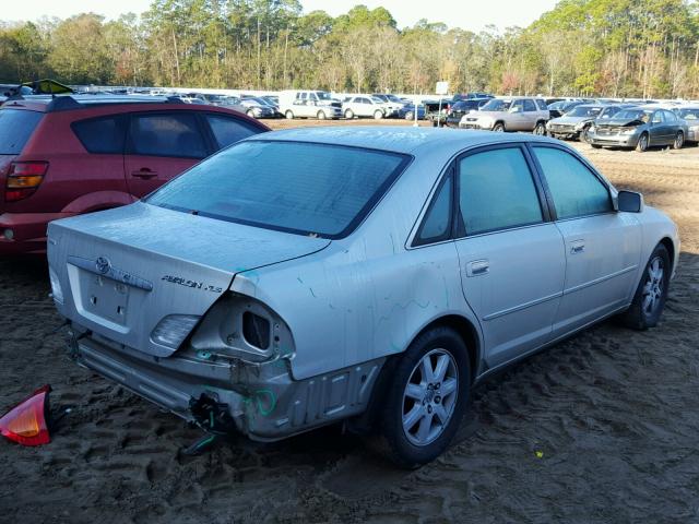 4T1BF28BXYU035492 - 2000 TOYOTA AVALON XL SILVER photo 4