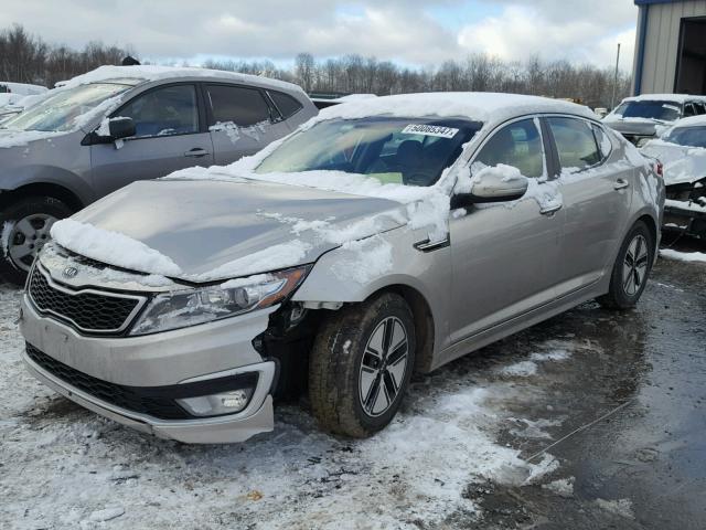 KNAGM4AD1B5005397 - 2011 KIA OPTIMA HYB SILVER photo 2