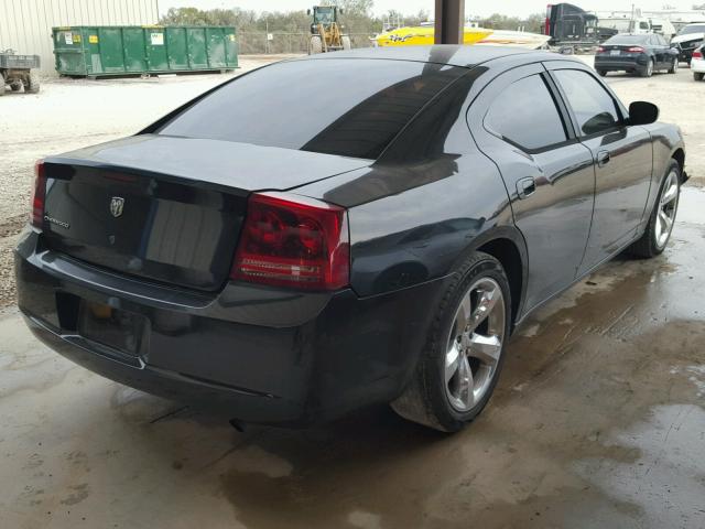 2B3KA43R17H780217 - 2007 DODGE CHARGER SE BLACK photo 4