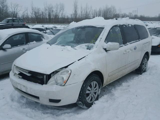 KNDMB233X86220994 - 2008 KIA SEDONA EX WHITE photo 2