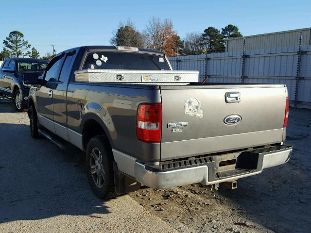 1FTRX12W75FA14542 - 2005 FORD F150 GRAY photo 3