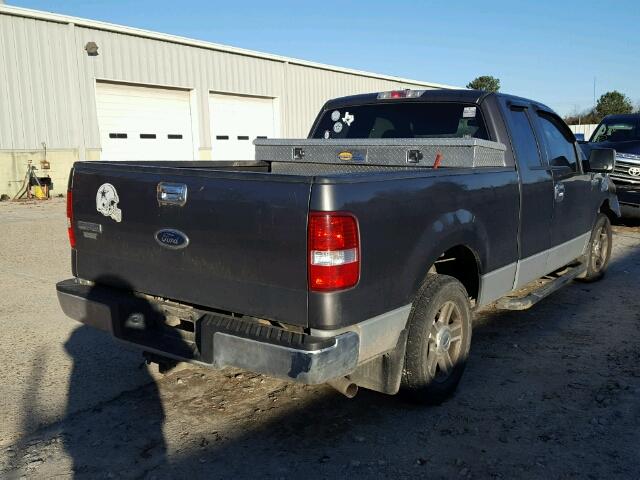 1FTRX12W75FA14542 - 2005 FORD F150 GRAY photo 4