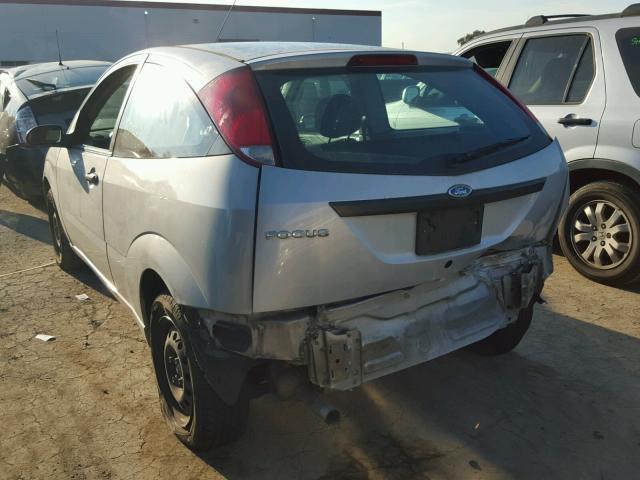 1FAFP31N27W268871 - 2007 FORD FOCUS ZX3 SILVER photo 3